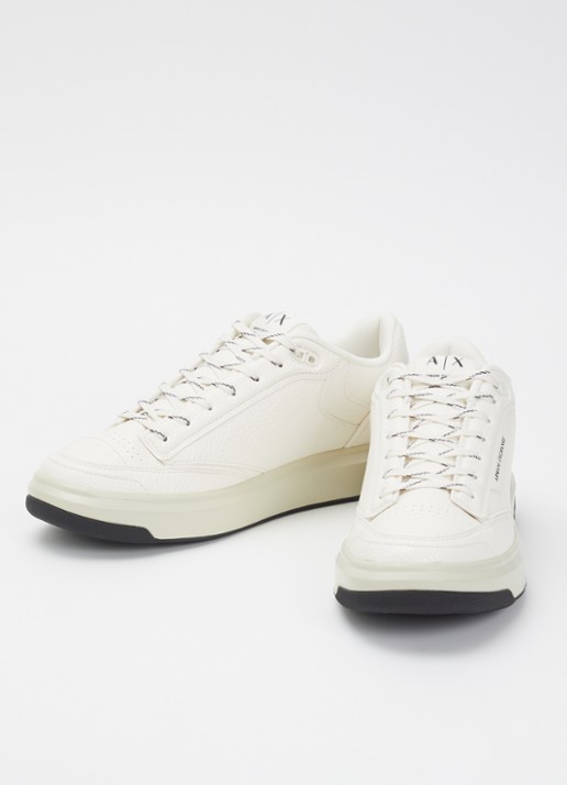 Armani Heren Sneaker met logo in de kleur Wit