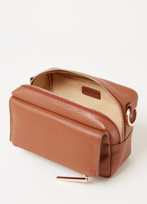 Whistles Dames Bibi crossbodytas van leer in de kleur Bruin