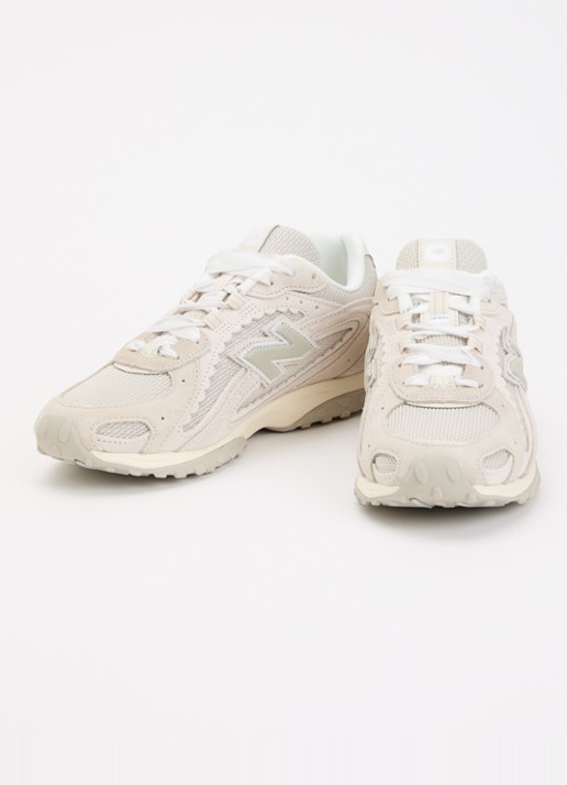 New Balance Dames 204L sneaker van mesh met details van suède in de kleur Taupe, maat: 37