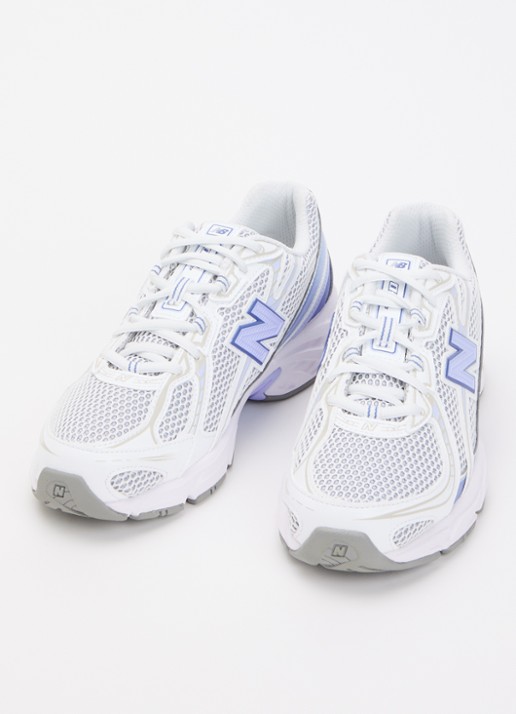 New Balance Dames 740 sneaker van mesh met metallic finish in de kleur Blauw, maat: 40