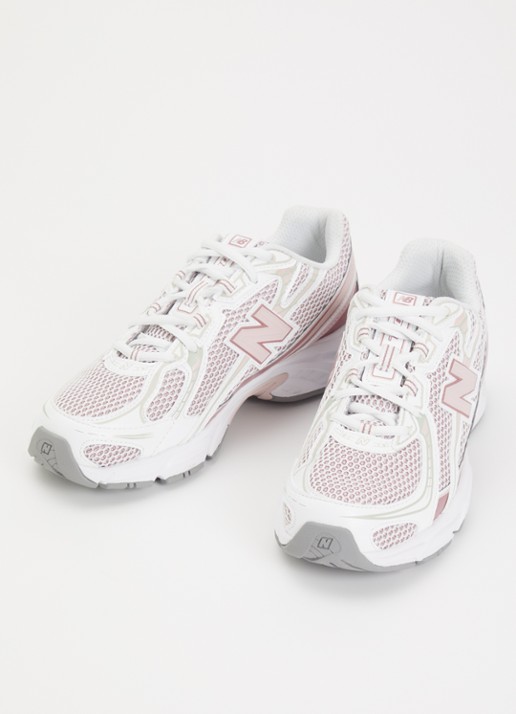 New Balance Dames 740 sneaker van mesh met metallic finish in de kleur Roze, maat: 40