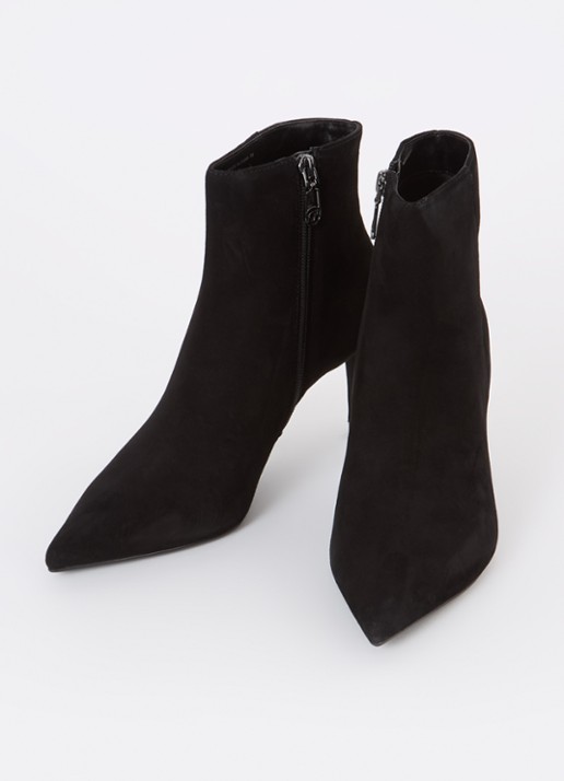 Dune London Dames Obsessively enkellaarsje van suède in de kleur Zwart