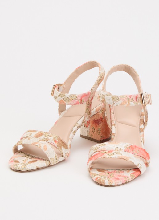 Dune London Dames Merisa sandalette in de kleur Oranje