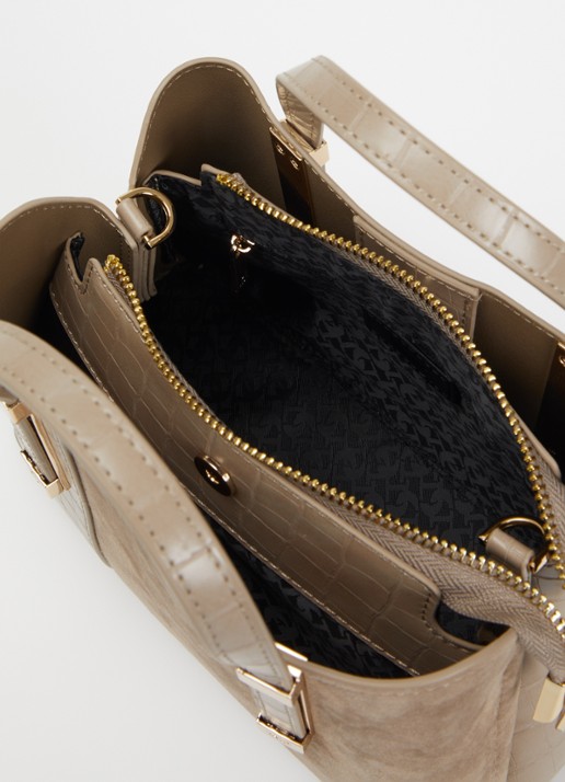 Dune London Dames Dinkydorry handtas met afneembare schouderriem in de kleur Beige