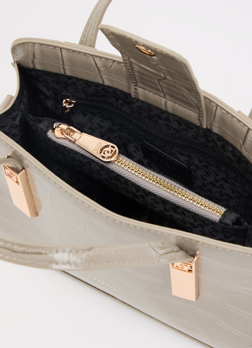 Dune London Dames Dinkeydenbey handtas met afneembare schouderriem in de kleur Grijs