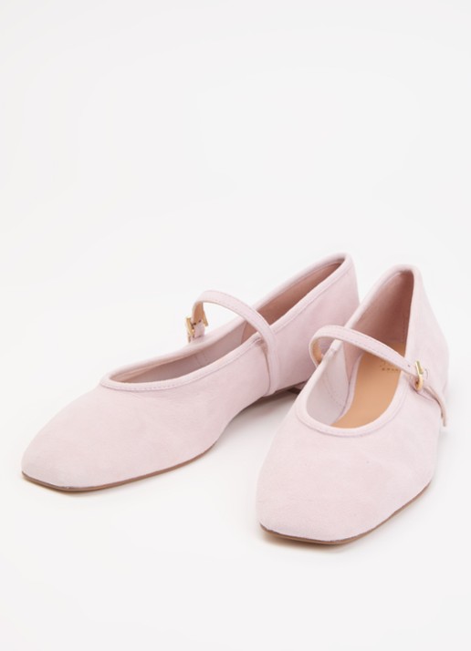 Dune London Dames Hearthrob ballerina in de kleur Lichtroze