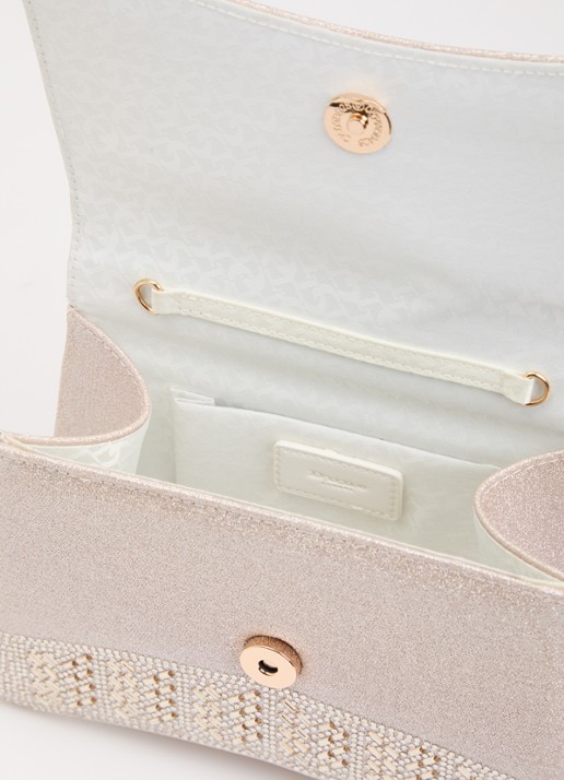 Dune London Dames Bedazzle handtas met afneembare schouderriem en pailletten in de kleur Goud