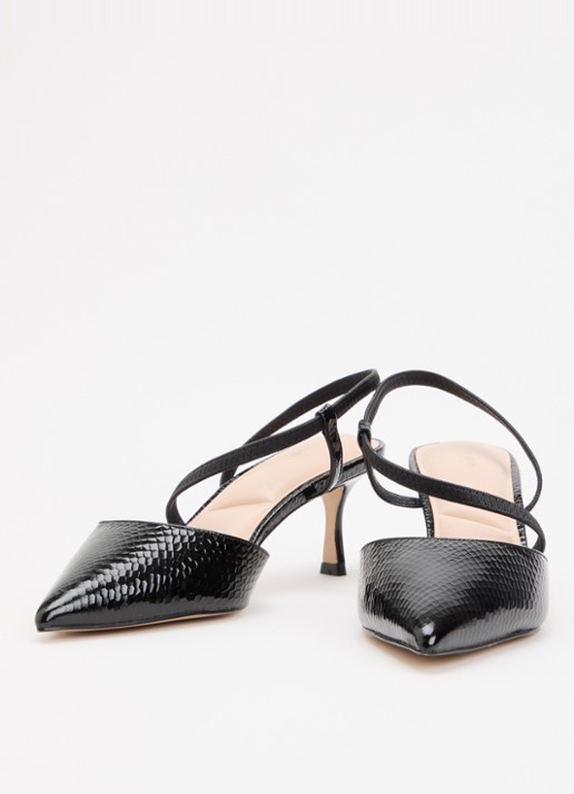 Dune London Dames Charming slingback in de kleur Zwart