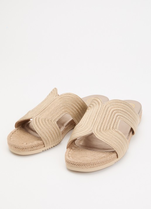 Unisa Dames Abien Sou slipper in de kleur Beige, maat: 38