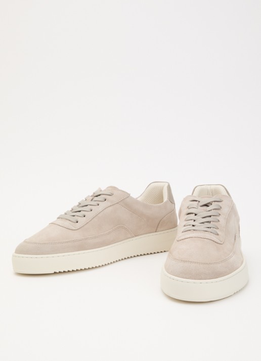 Filling Pieces Heren Mondo sneaker van suède in de kleur Beige, maat: 42