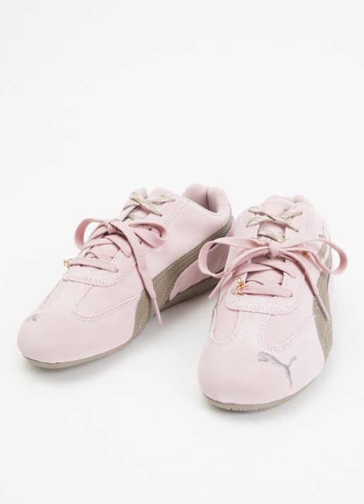 Puma Meisjes Speedcat sneaker van suède in de kleur Oudroze, maat: 36
