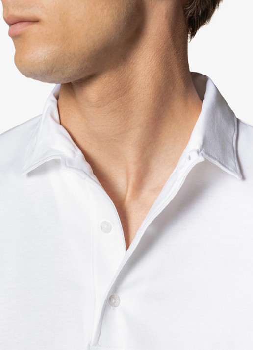 Aurélien Heren Regular fit polo in de kleur White-110