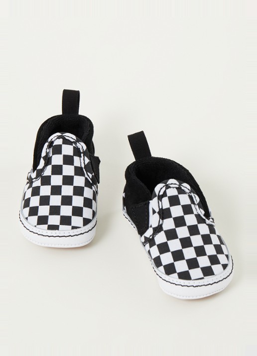 VANS Meisjes Crib babyschoentje met suède details in de kleur Zwart, maat: 19