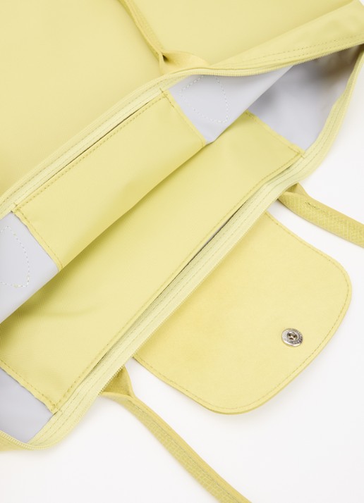 Longchamp Dames Le Pliage One schoudertas L met leren details in de kleur Lime