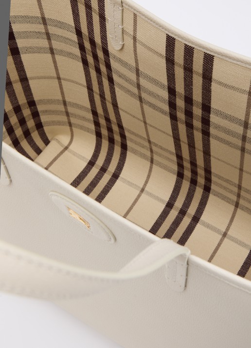 Burberry Dames Reversible Bloomsbury Tote M schoudertas van kalfsleer in de kleur Beige, maat: One Size