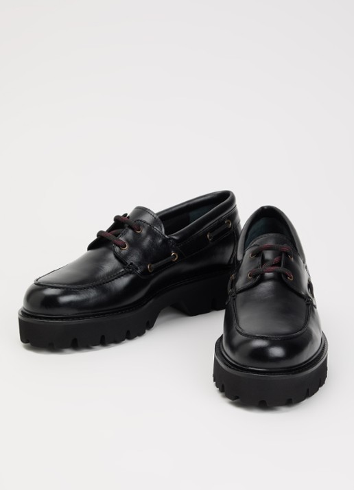 Gerard Darel Dames Amany bootschoen van leer in de kleur Zwart