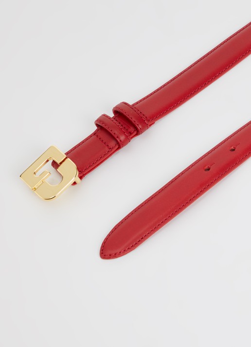 Gerard Darel Dames Le Lauren riem van leer in de kleur Rood