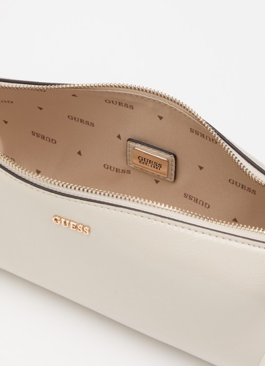 GUESS Dames Xena handtas met logo in de kleur Taupe, maat: 1SZ