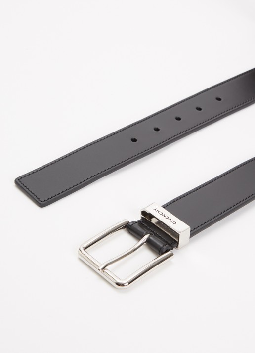 Givenchy Heren Riem van kalfsleer in de kleur Zwart, maat: 95 cm