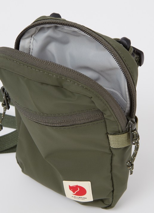 Fjällräven Heren High Coast Pocket crossbodytas met logo in de kleur Legergroen, maat: 0,8 L