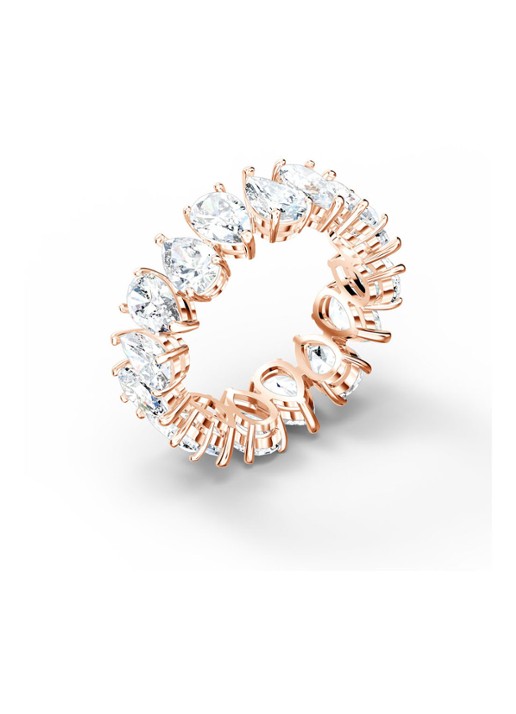 Swarovski Dames Ring met kristal in de kleur Roségoud