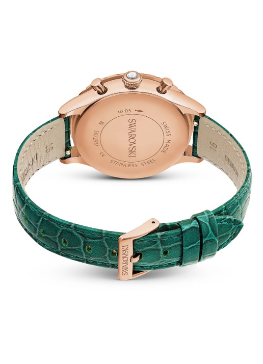 Swarovski Dames Octea Chrono horloge 5672931 in de kleur Groen