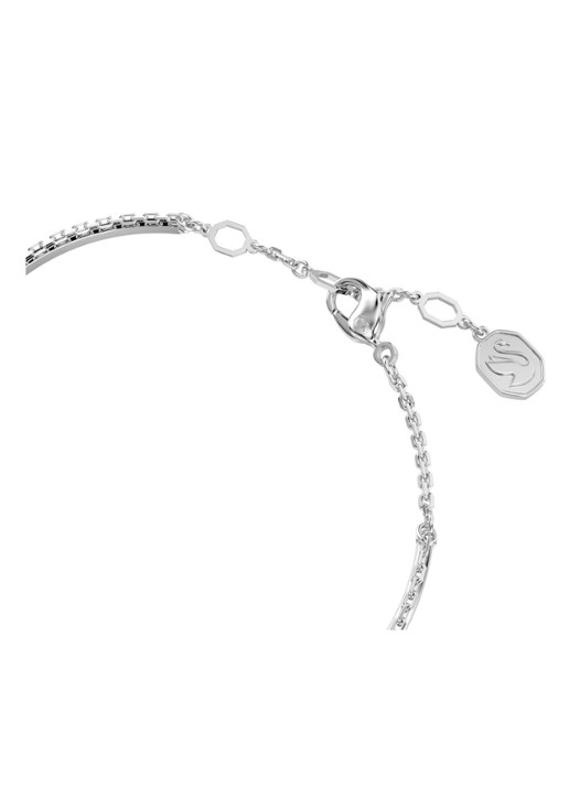 Swarovski Dames Meteora bangle met kristal M in de kleur Zilver