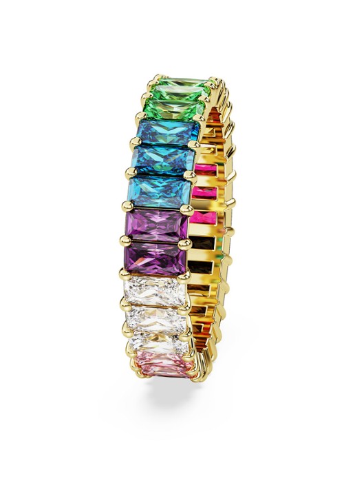 Swarovski Dames Matrix ring verguld 52 in de kleur Goud