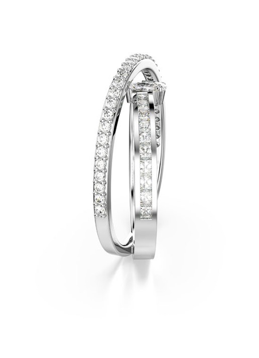 Swarovski Dames Hyperbola ring met kristal in de kleur Zilver