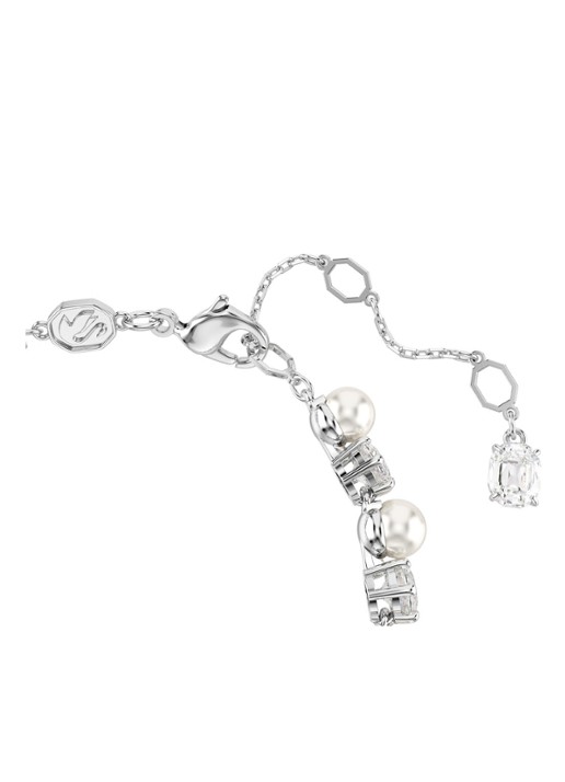 Swarovski Dames Matrix armband met kristal M in de kleur Zilver