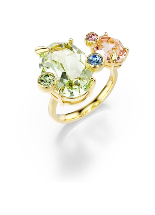 Swarovski Dames Gema ringen verguld set van 3 55 in de kleur Goud