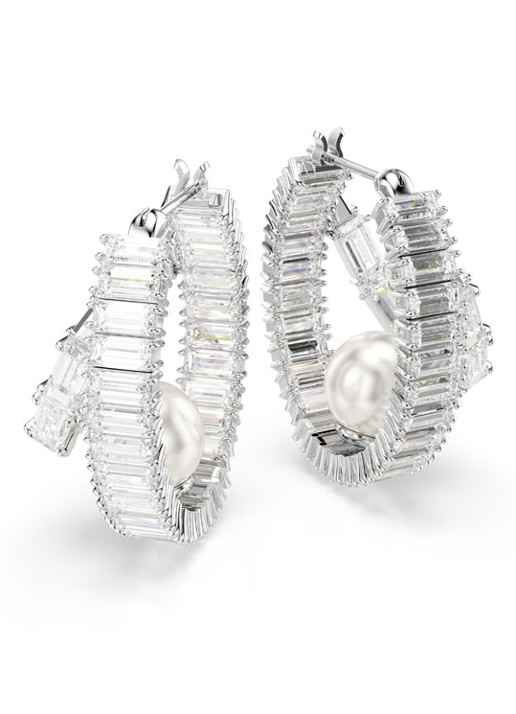 Swarovski Dames SS25 Capsule oorringen met kristal in de kleur Zilver