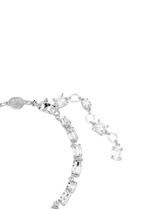 Swarovski Dames Mesmera armband met Zirkonia M in de kleur Zilver