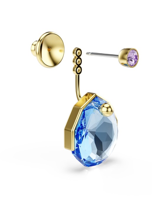 Swarovski Dames Gema oorstekers verguld in de kleur Goud