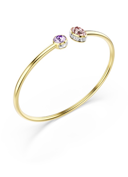 Swarovski Dames Chroma bangle met kristal in de kleur Goud