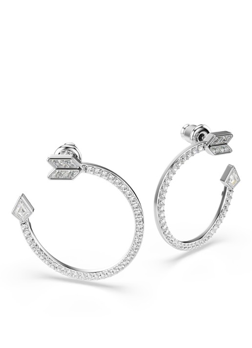 Swarovski Dames Idyllia oorstekers met kristal in de kleur Zilver