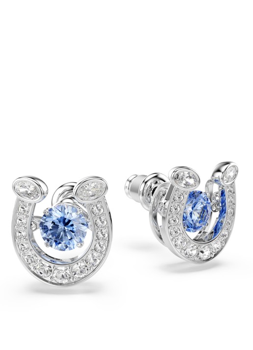 Swarovski Dames Symbolica oorstekers met kristal in de kleur Zilver