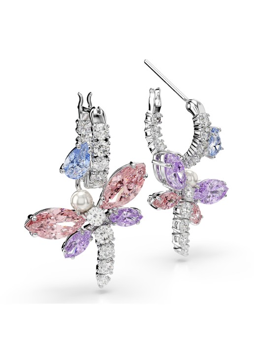 Swarovski Dames 2026 Capsule oorringen met kristal in de kleur Zilver