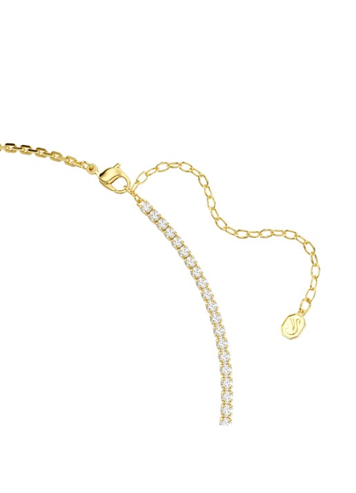 Swarovski Dames Matrix ketting met kristal in de kleur Goud