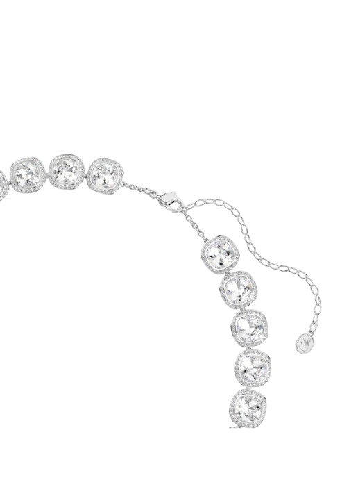 Swarovski Dames Una ketting met kristal in de kleur Zilver