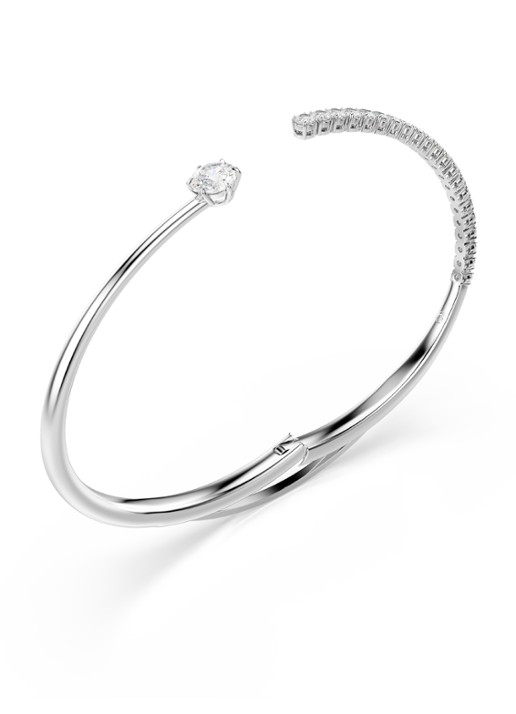Swarovski Dames Matrix bangle met kristal in de kleur Zilver