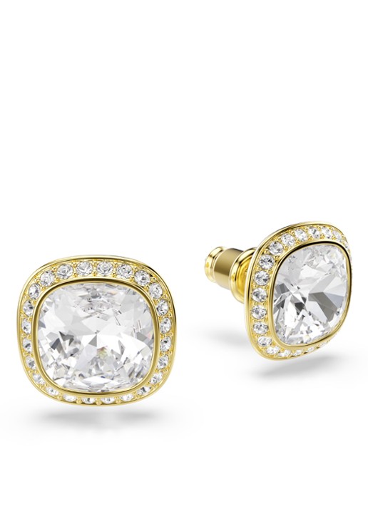 Swarovski Dames Una oorstekers verguld in de kleur Goud