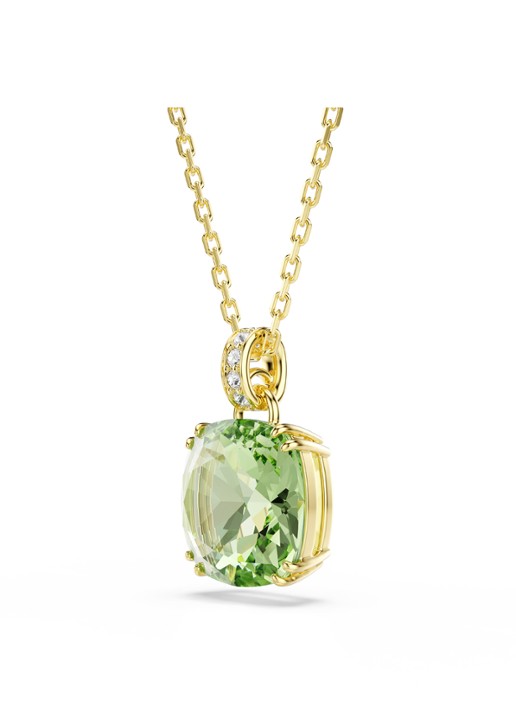 Swarovski Dames Millenia ketting verguld in de kleur Groen