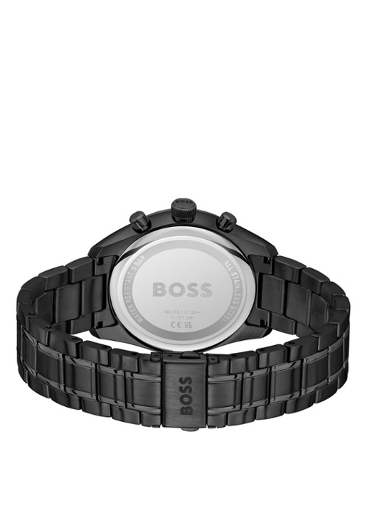 BOSS Heren Grand Prix 44 horloge HB1514298 in de kleur Zwart, maat: 6 maat