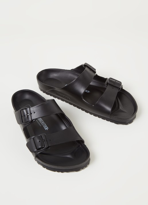 Birkenstock Heren Arizona waterbestendige slipper in de kleur Zwart, maat: 46