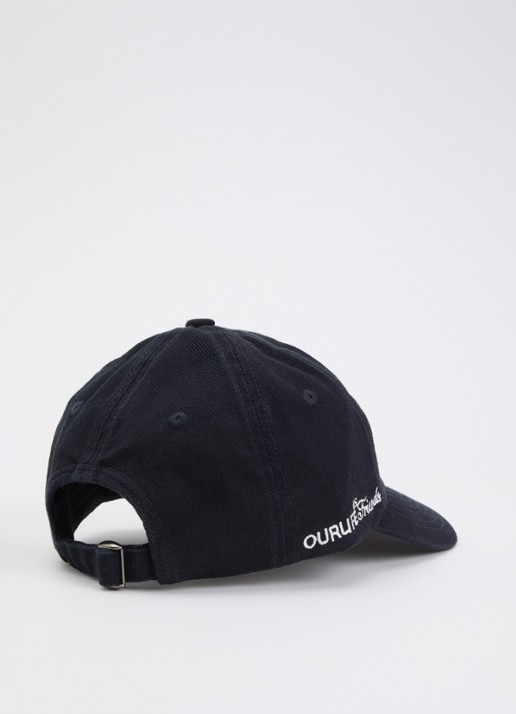 OLAF Heren Varsity pet met logoborduring in de kleur Donkerblauw, maat: OS