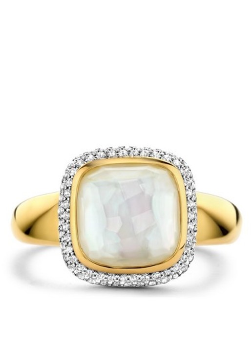 TI SENTO - Milano Dames Ring verguld 12330MW in de kleur Goud