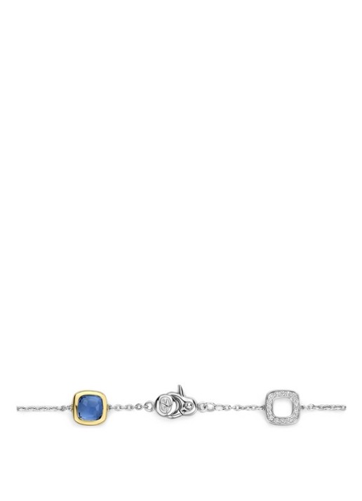 TI SENTO - Milano Dames Armband verguld 23080DB in de kleur Zilver