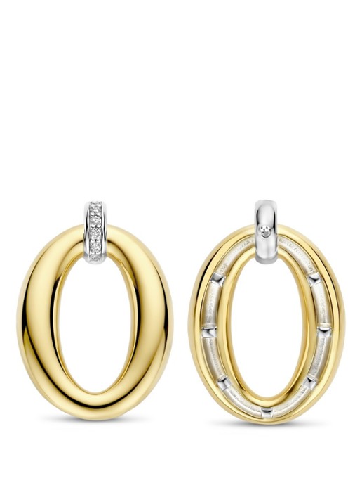 TI SENTO - Milano Dames Oorstekers verguld 78013ZY in de kleur Goud