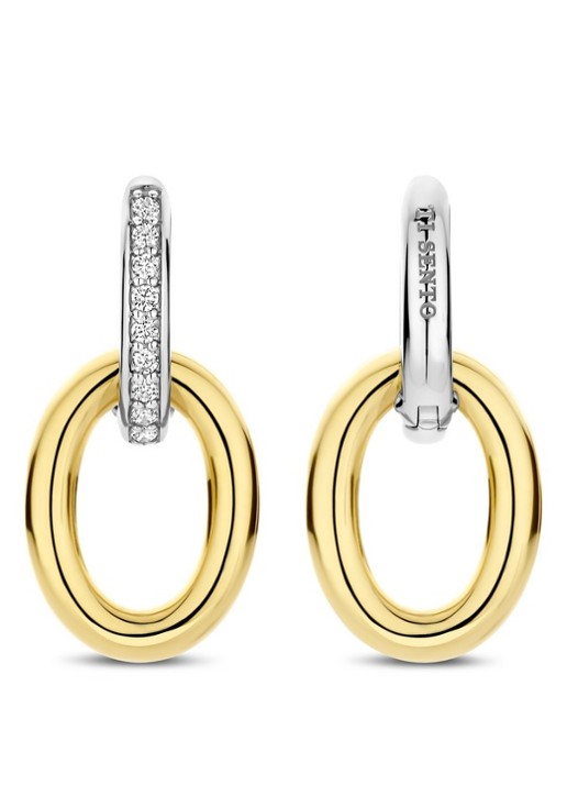 TI SENTO - Milano Dames Oorringen verguld 78015ZY in de kleur Goud